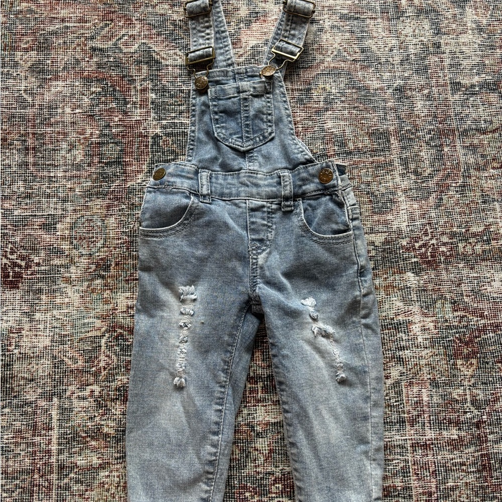Little Bipsy Denim Overalls 6-12Months